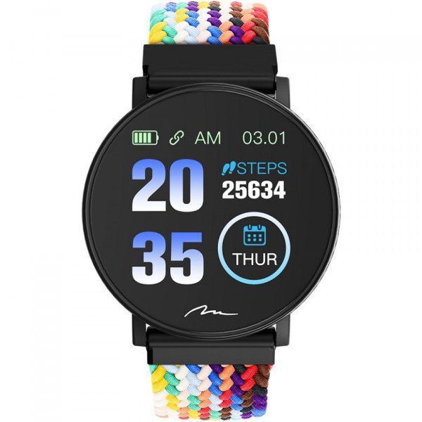 Смарт-годинник Media-Tech MT871 Active-Band Thaiti 2 ремінці Чорний/Кольоровий