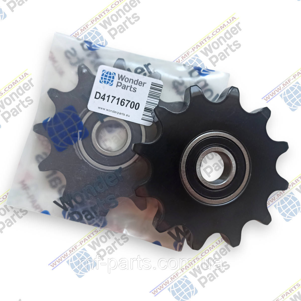D41716700 зірка натяжна Z=12 вигрузного шнека, АНАЛОГ, виробник WonderParts (EU)