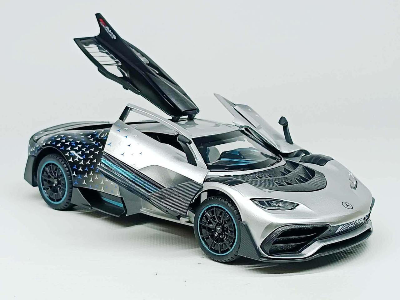Машинка Автопром Mercedes-AMG One, масштаб 1:24, (20 см), сіра AP7705/3