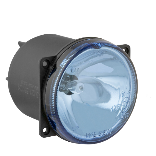 Фара дальнього світла галогенна синя d80x96 Wesem HM4.33715.01, фото 1