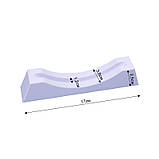 Підставка для круглої картини діаметром 18см або поробки - біла пластикова, фото 2