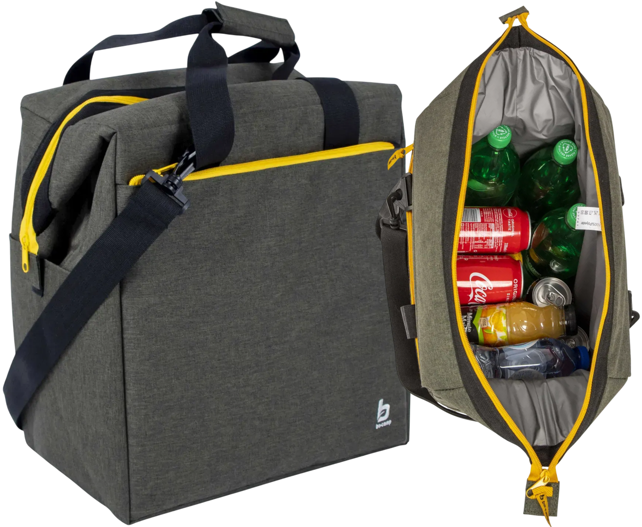 Термосумка Bo-Camp Ryndale 27 Liters Grey | Ізотермічна сумка-холодильник для збереження температури продуктів і напоїв, 27 л