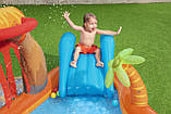 Надувний ігровий центр з гіркою та фонтаном Bestway 53069, дитячий ігровий басейн для дому, фото 8