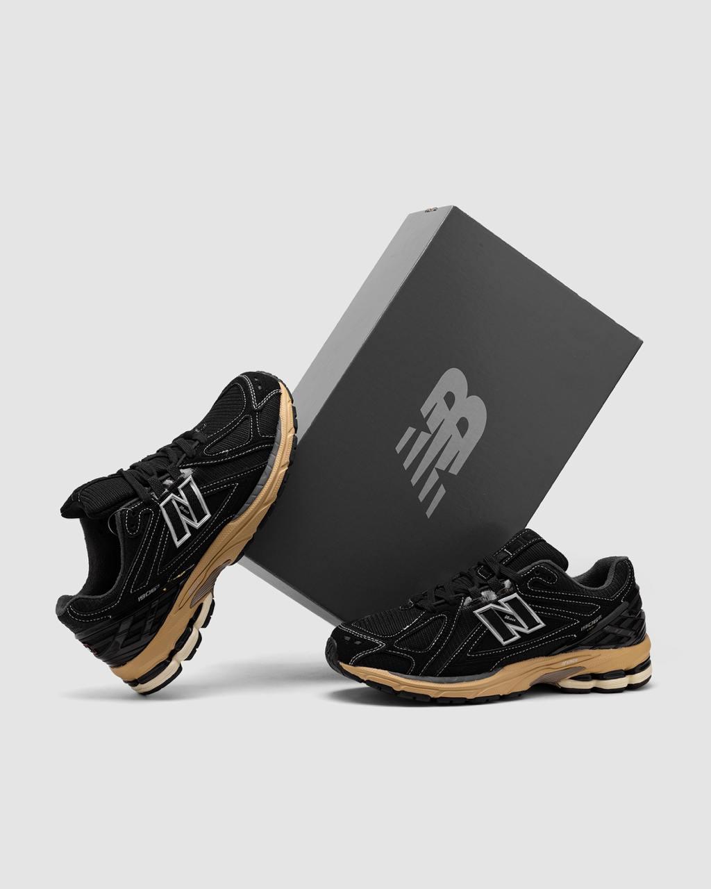 Кросівки чоловічі чорні New Balance 1906 Black Beige (18805)