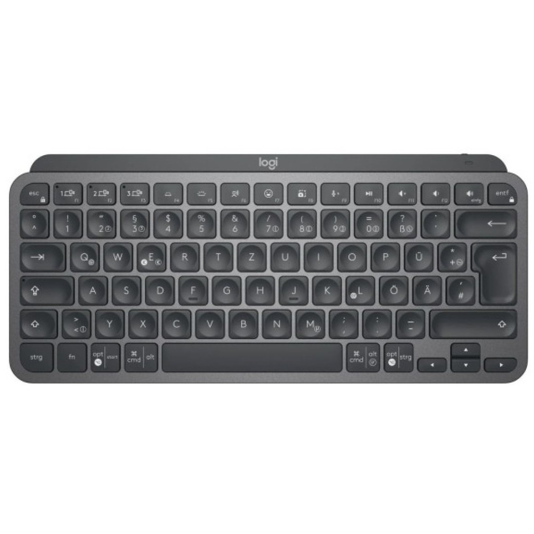 Клавіатура бездротова Logitech MX Keys Mini For Business Wireless Illuminated US Graphite (920-010608), фото 1