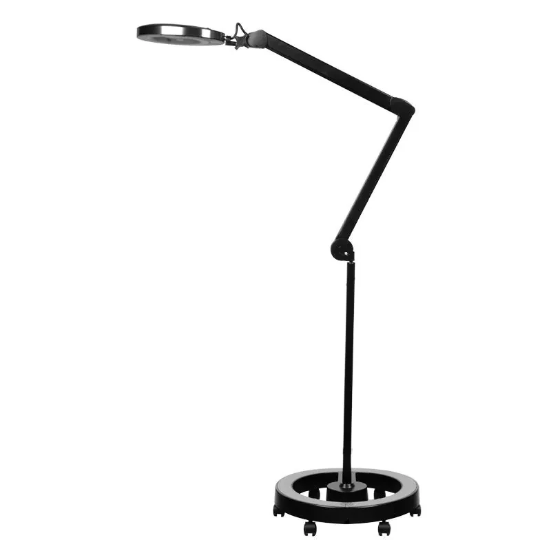 Лампа-збільшувальна лупа ELEGANTE 6025 60 LED SMD 5D чорна зі штативом