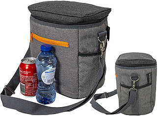 Термосумка Bo-Camp 20 Liters Grey | Ізотермічна сумка-холодильник для збереження температури продуктів і напоїв, 20 л