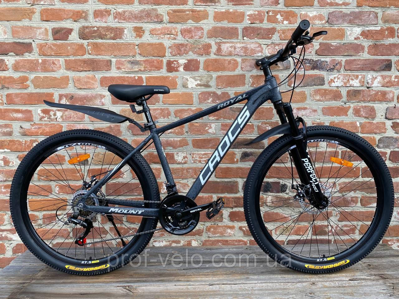 Велосипед Royal 27.5" CROCS чорний молот 2025