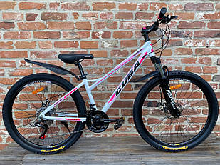 Велосипед Royal 27.5 CUBA біло-малиновий 2025