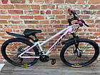 Велосипед Royal 27.5 CUBA біло-малиновий 2025, фото 2