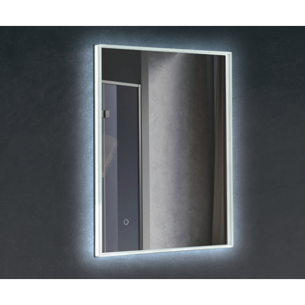Прямокутне дзеркало з підсвічуванням у ванну Insana 307 60х80 см світлодіодне LED підсвічування