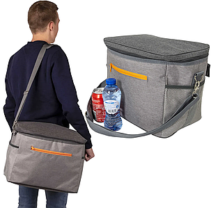Термосумка Bo-Camp 30 Liters Grey | Ізотермічна сумка-холодильник для збереження температури продуктів і напоїв, 30 л