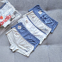 Комплект 5 трусиков шортиков Donella для девочек от 10 до 15 лет, ростом 146-164 см. (10/11 л., 146-152 см)