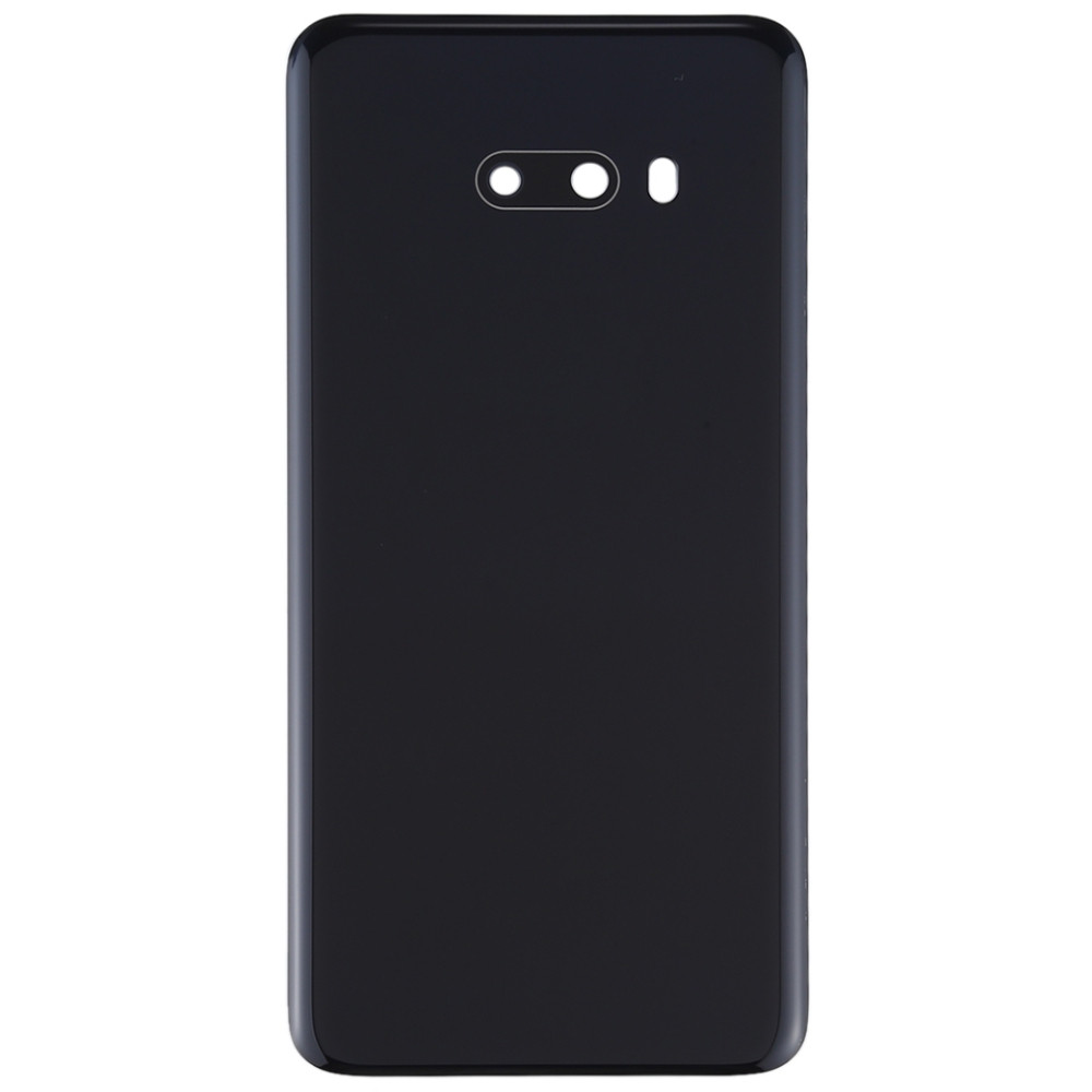 Задня кришка LG G850UM G8X ThinQ чорна, New Aurora Black, оригінал PRC + скло камери