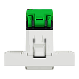 Розетка комп'ютерна RJ45 одинарна категорія 5 STP біла Unica New NU341318, фото 4