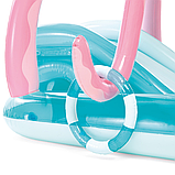 Надувний ігровий центр з гіркою та фонтаном INTEX 56138, дитячий ігровий басейн для дому, фото 2