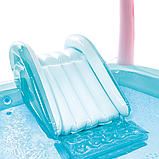 Надувний ігровий центр з гіркою та фонтаном INTEX 56138, дитячий ігровий басейн для дому, фото 6