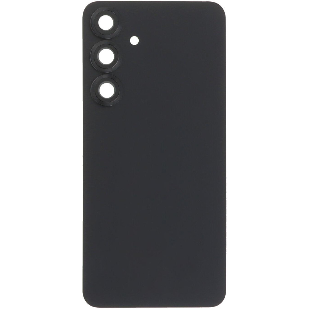 Задня кришка Samsung S721 Galaxy S24 FE чорна + скло камери
