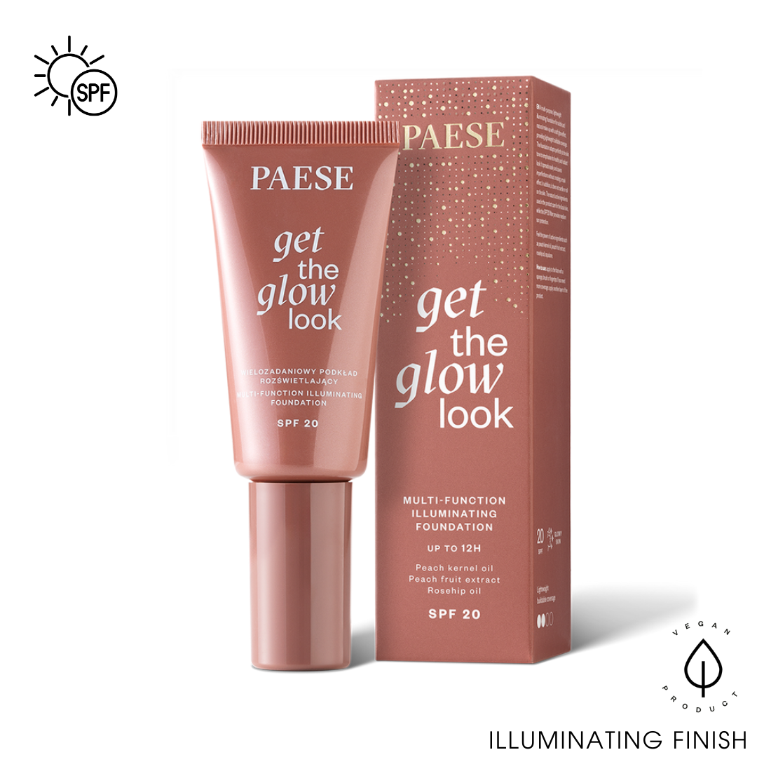 Тональний крем Мультифункціональний SPF 20 Illuminating Foundation Get the Glow Look Paese 30ml