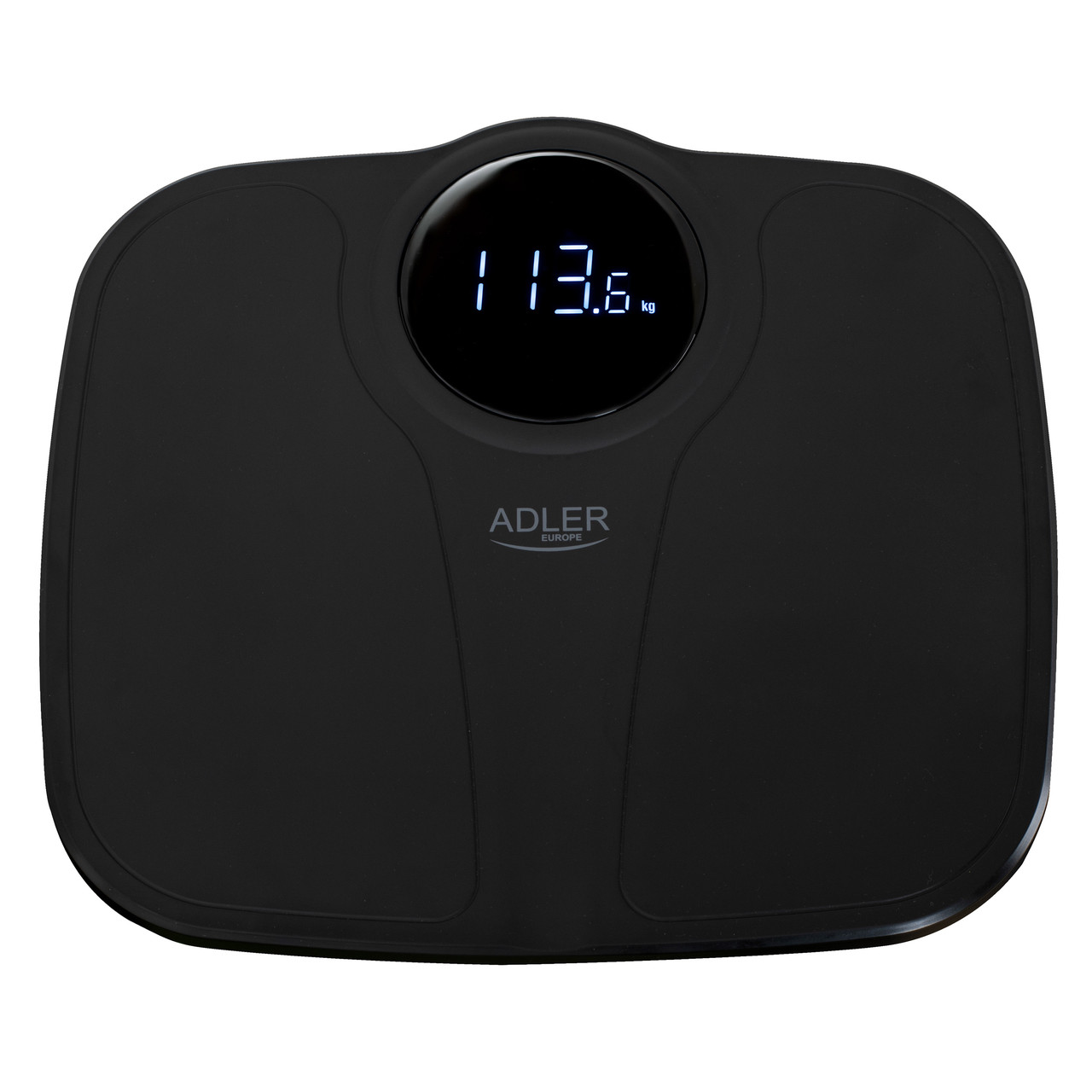Електронні підлогові ваги Adler AD 8172 Black – 180 кг, LCD-дисплей, стильний чорний дизайн