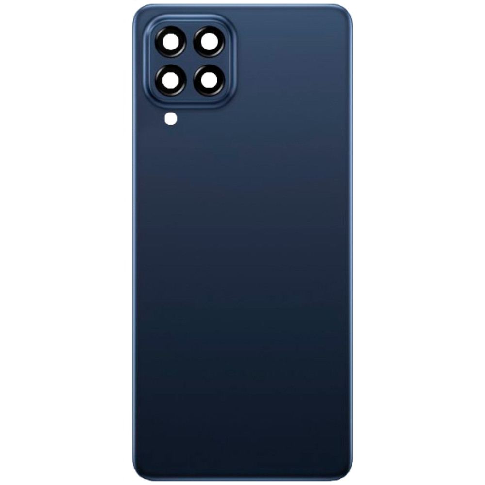 Задня кришка Samsung M536B Galaxy M53 синя, Blue, оригінал PRC + скло камери
