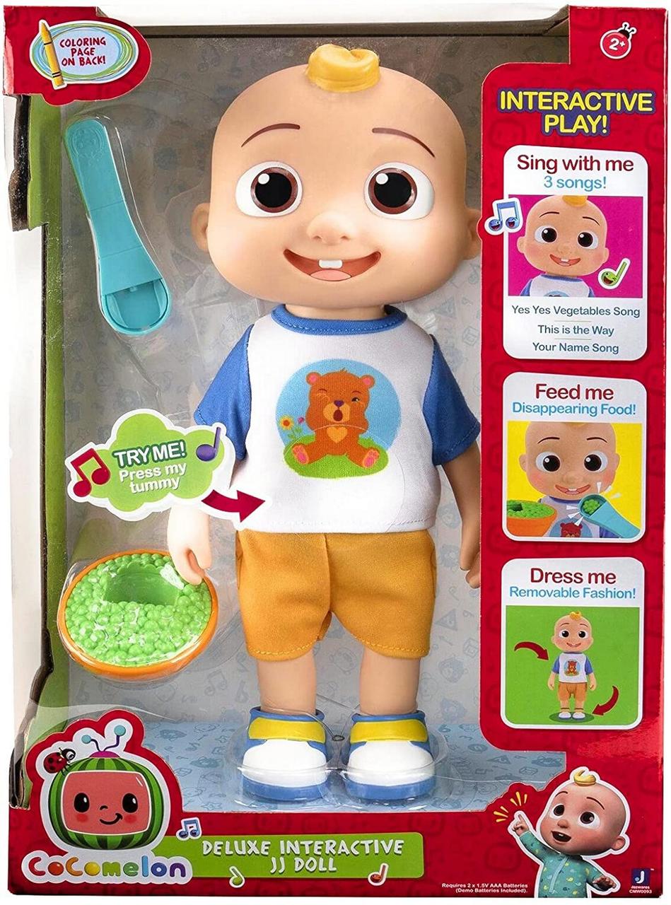 Інтерактивна іграшка CoComelon Deluxe Interactive JJ Doll Джей Джей для дітей від 2-х років (CMW0058)