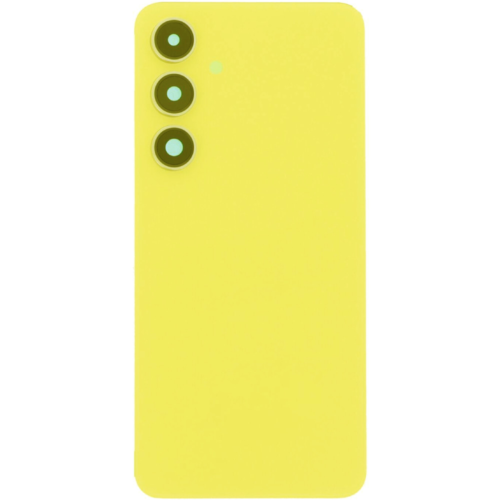 Задня кришка Samsung S721 Galaxy S24 FE жовта, Yellow + скло камери