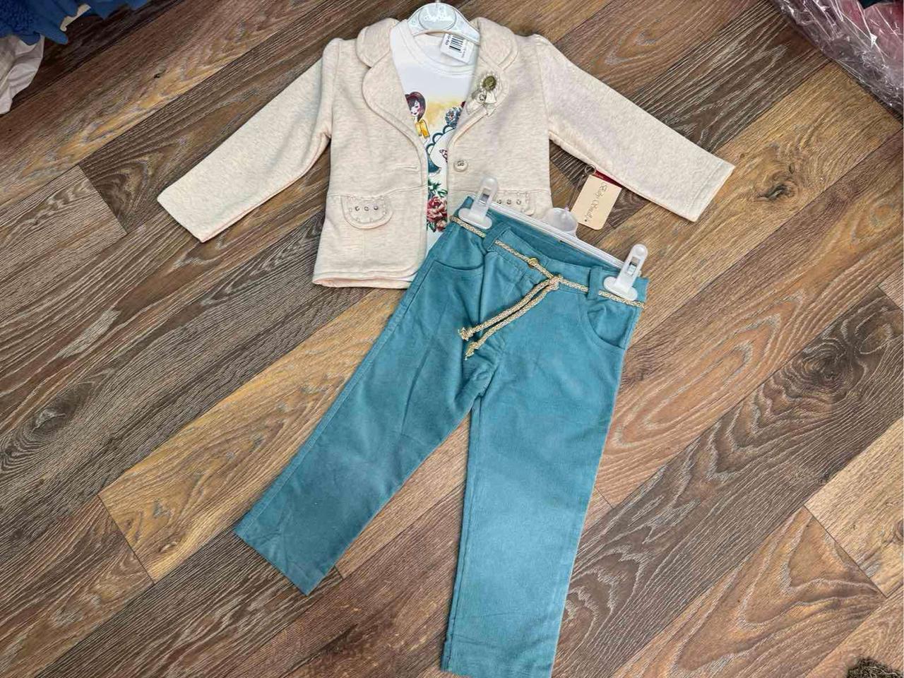 Дитячі костюми для дівчаток тепленький 1815  .