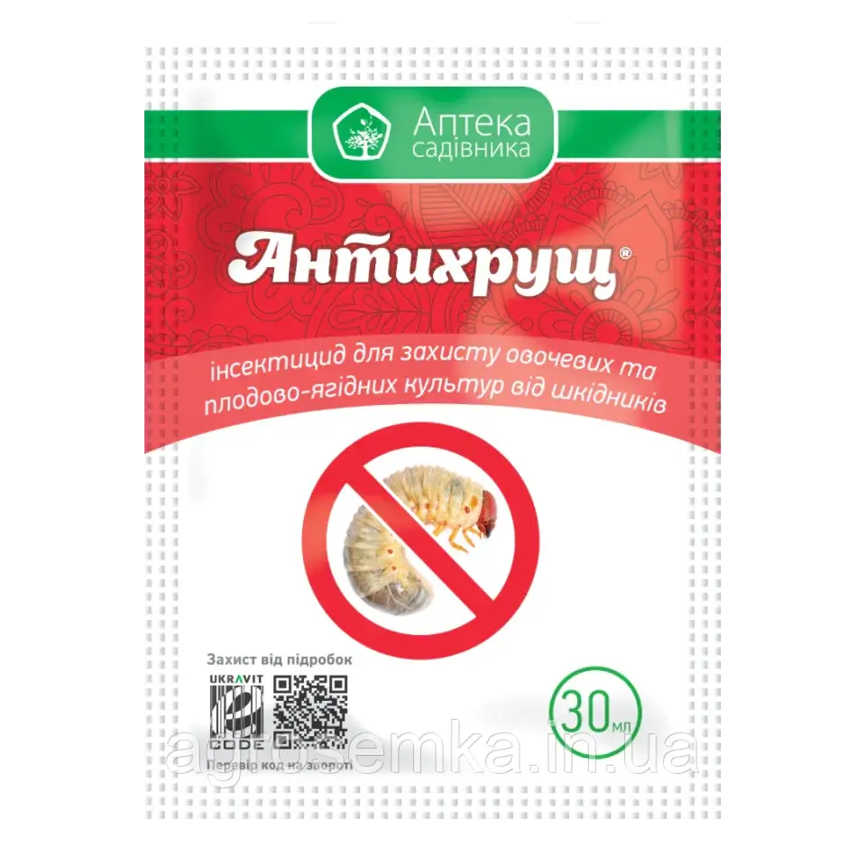 Контактно-системний інсектицид, протруйник Антихрущ 30 мл, фото 1