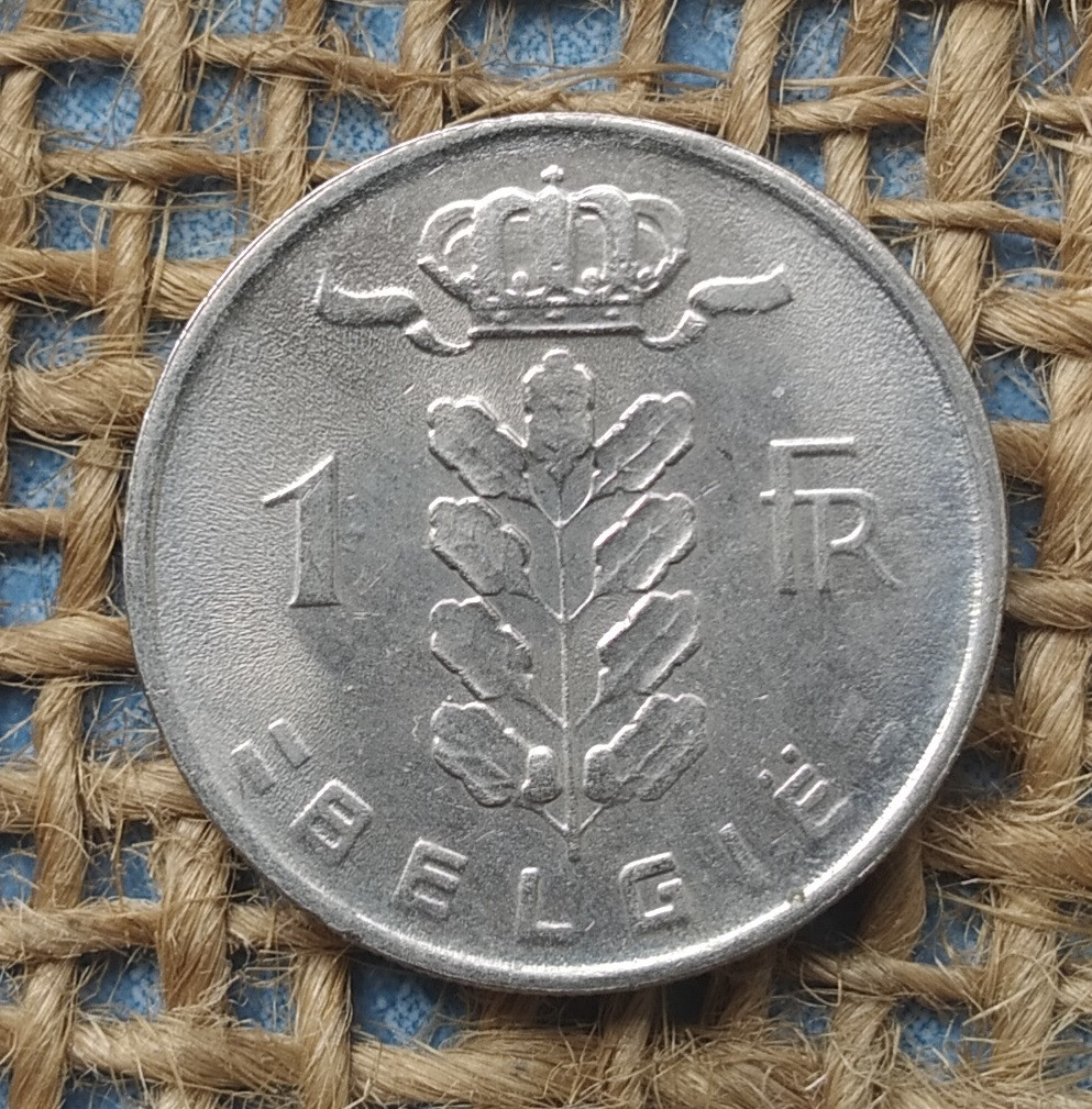 1 франк 1981 року. Бельгiя