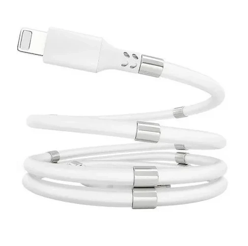 Кабель магнітний USB-Lightning MagLink 7612 white