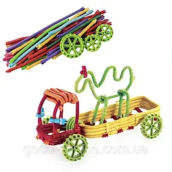 Дитячий конструктор 3D гнущийся Чарівні палички Babygo, 2 рівень / Гра-конструктор для дітей