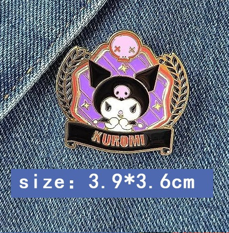 Комплект Міні броші піни Куромі, Kuromi (3.5*4 см). піни, значки, піни, фото 1