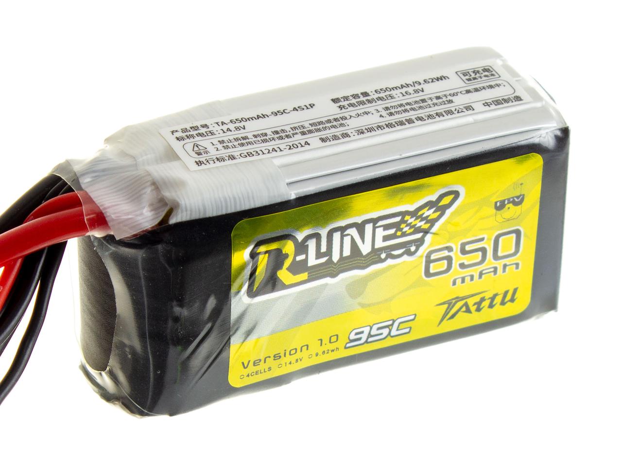 Акумулятор TATTU R-Line V4.0 1550 mAh 4S 130C