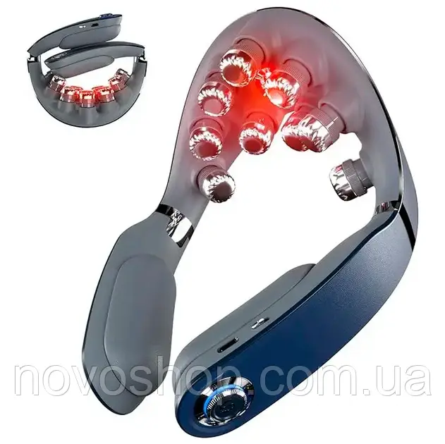 Масажер для шиї SKG Neck Massager G7Pro-Fold Бездротовий з нагрівом Портативний