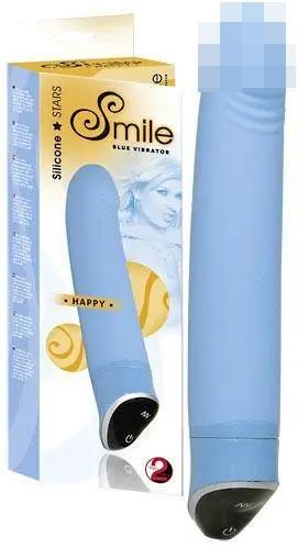 Вібратор HAPPY блакитний, фото 1