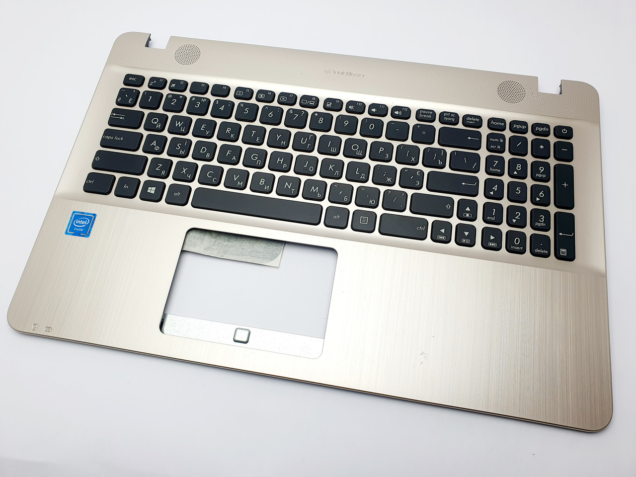 Клавіатура топкейс Asus X541 золото оригінал з розбирання
