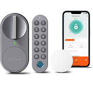 Розумний замок для дверей Lockin G30 з клавіатурою Pro керуванням через Wi-Fi, фото 4