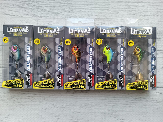 Блешня Columbia Little BOMB Тейл-Спіннер Tail spinner 10g Набір 5шт, фото 1