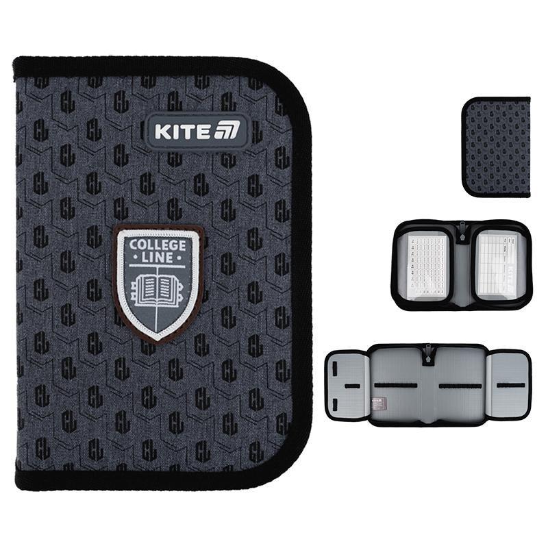 Пенал твердий Kite 2 відв. 622 College Line
