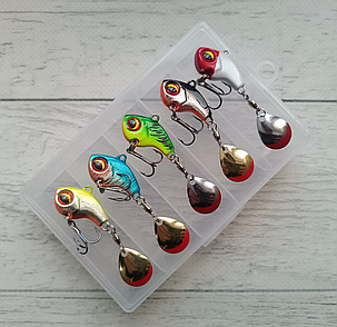 Блешня Columbia Little BOMB Тейл-Спіннер Tail spinner 10g ( Набір 5шт в коробці ), фото 1