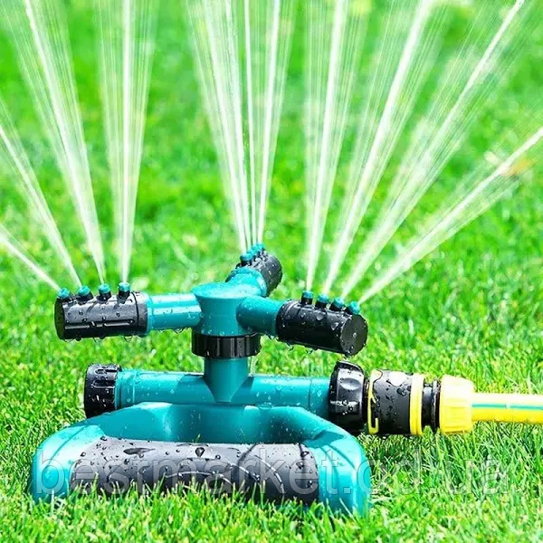 Розпилювач для газону на 360 градусів LAWN SPRINKLER/ Розумна система для поливання саду
