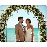 Садова арка опора для троянд квітів Пергола 240 см + анкера Plonos 499001 Польща, фото 5