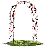 Садова арка опора для троянд квітів Пергола 240 см + анкера Plonos 499001 Польща, фото 2