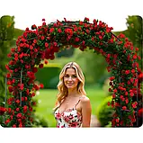 Садова арка опора для троянд квітів Пергола 240 см + анкера Plonos 499001 Польща, фото 7