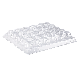 Паковання для курячих яєць 30 комірок верх прозоре (50 шт.)