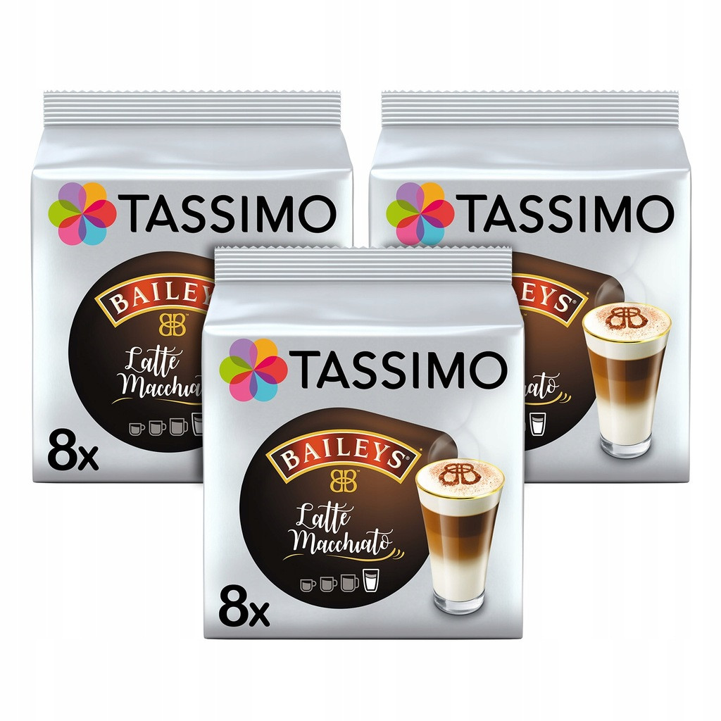 Набір кави в капсулах Tassimo Baileys Latte Macchiato – 48 капсул, фото 1