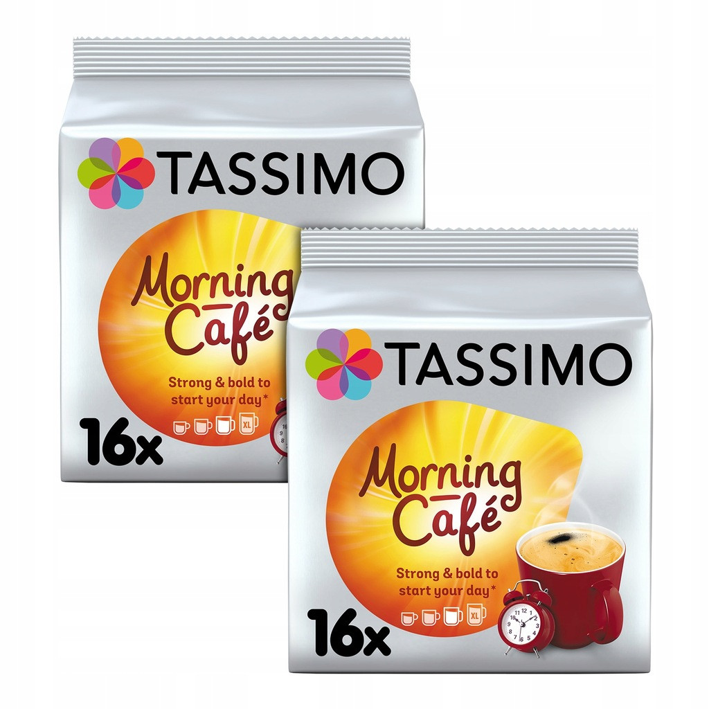 Набір кави в капсулах Tassimo Morning Cafe Strong & Bold — 32 капсули, фото 1