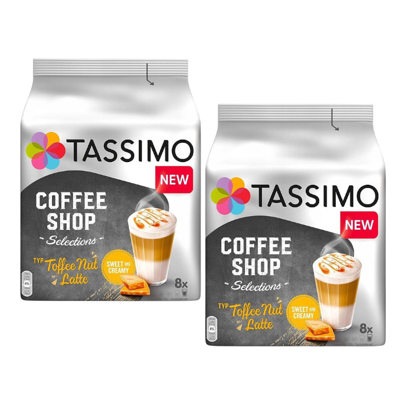 Набір кави в капсулах Tassimo Toffee Nut Latte — 32 капсули, фото 1