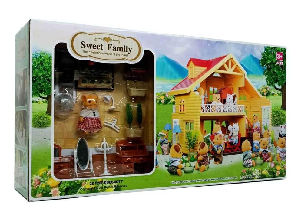 Будиночок Левиці - Ігровий набір флоксових фігурок «Sweet Family» 012-03